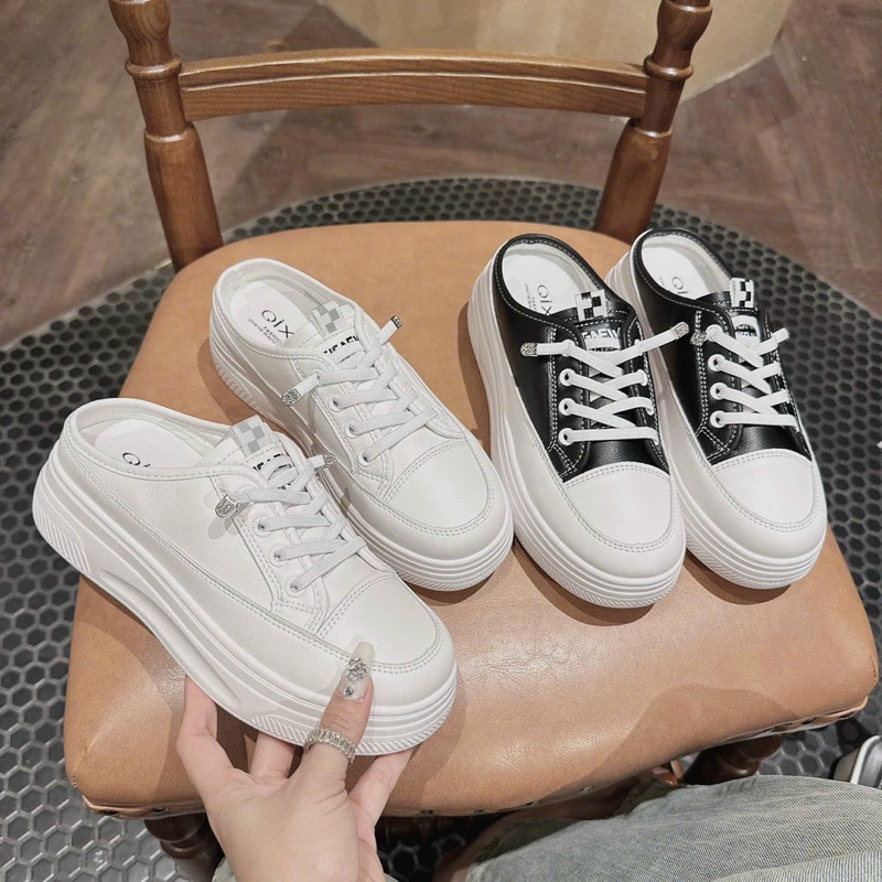 Giày bata nữ sục vải đế độn 5 phân hàng Quảng Châu