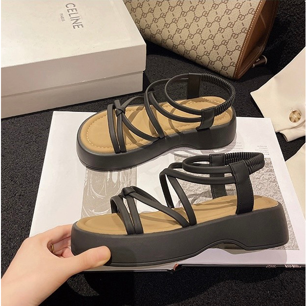 Sandal dây chéo nữ chất xịn Hàng Quảng Châu Cao Cấp , xăng đan đế êm hottrend, phong cách cá tính, siêu xinh