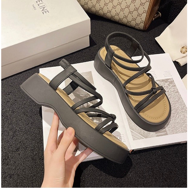 Sandal dây chéo nữ chất xịn Hàng Quảng Châu Cao Cấp , xăng đan đế êm hottrend, phong cách cá tính, siêu xinh