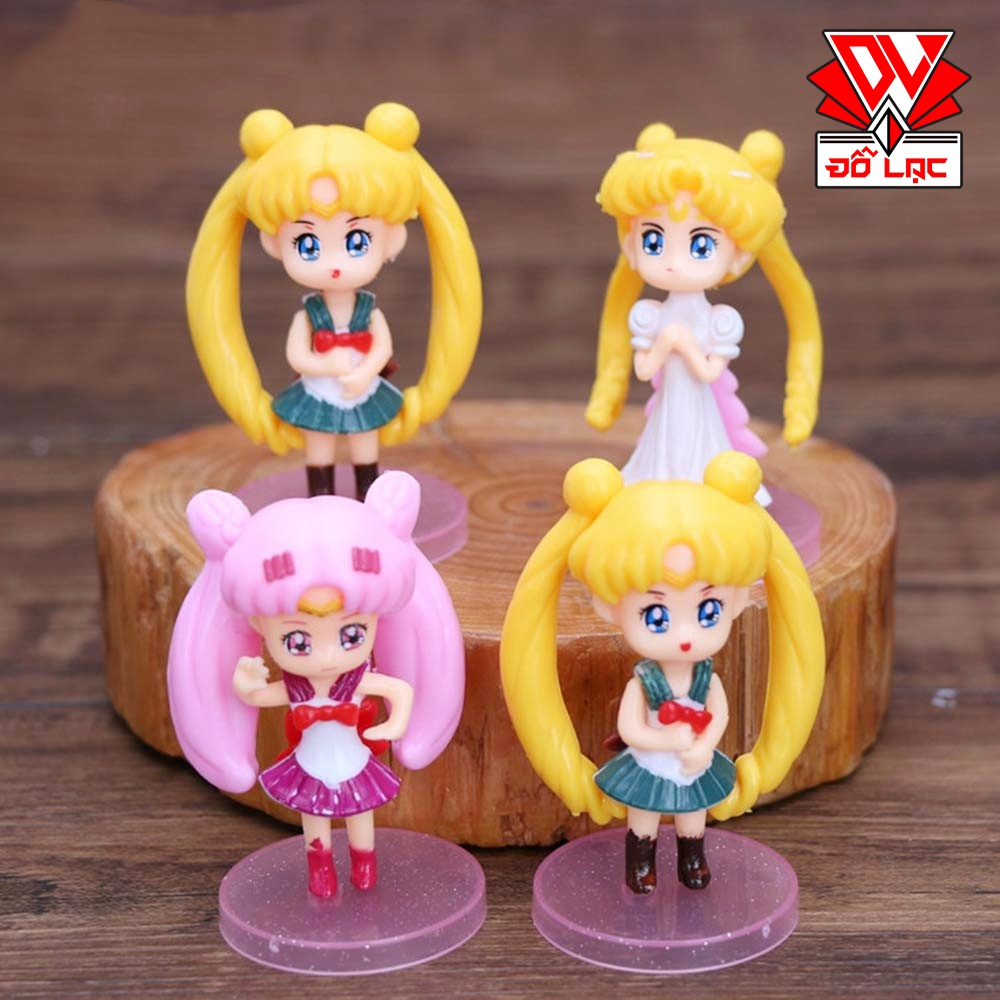 Mô Hình Chibi Nhựa Thủy Thủ Mặt Trăng
