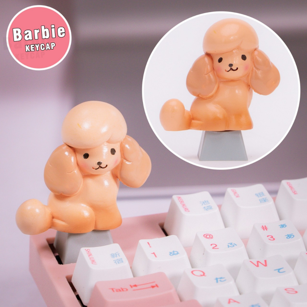 Keycap lẻ phím cơ R4 PBT chó thú cưng Corgi ,Pomeranian, Bichon, Samoyed phiên bản đặc biệt