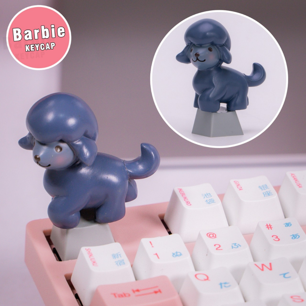 Keycap lẻ phím cơ R4 PBT chó thú cưng Corgi ,Pomeranian, Bichon, Samoyed phiên bản đặc biệt