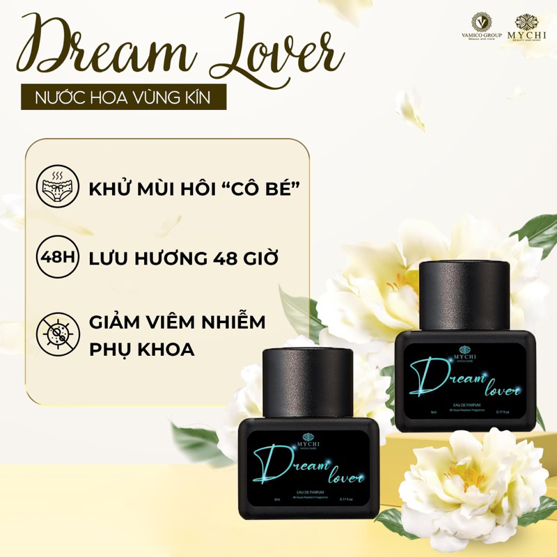 [Mẫu Mới- chính hãng] Nước Hoa Vùng Kín Thảo Mộc 37 (thương hiệu Mychi) Mùi nhẹ nhàng quyến rũ (Dream Love)