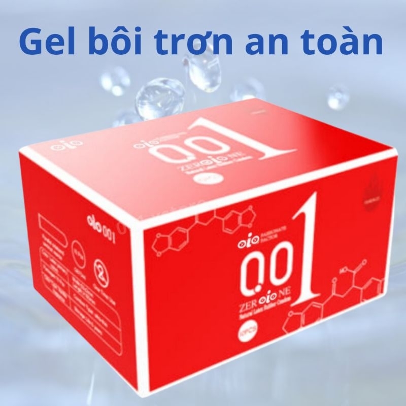 Bao cao su siêu mỏng 001 OiO nhiều gel bôi trơn kéo dài thời gian bcs chống xuất tinh sớm OLO