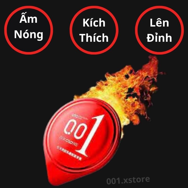 Bao cao su siêu mỏng 001 OiO nhiều gel bôi trơn kéo dài thời gian bcs chống xuất tinh sớm OLO