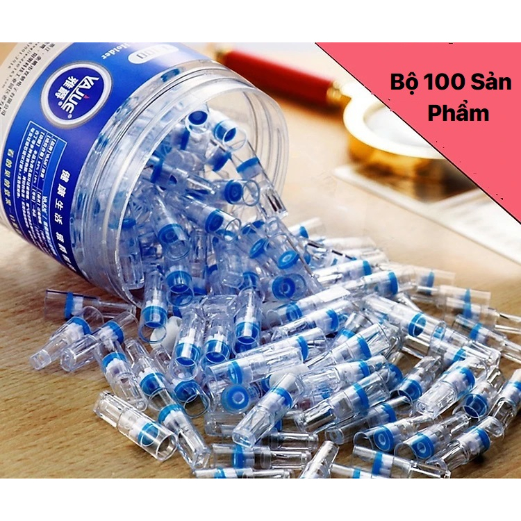 Gạt Tàn Cầm Tay, ComBo 100 Đầu Lọc Dùng Cả Size Thường &amp; Nhỏ Với Đầu Chuyển Size Đa Năng
