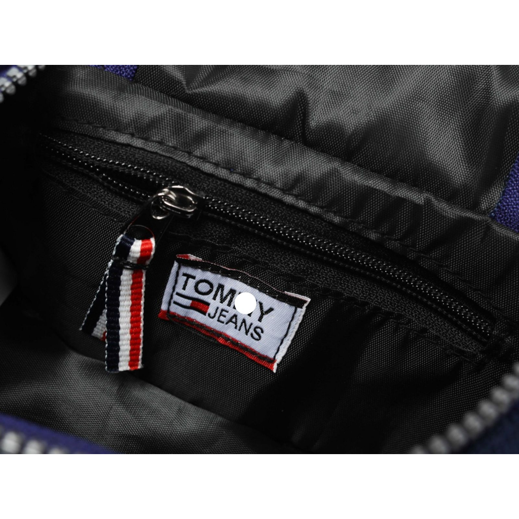 Túi trống Tom.my Jean Denim Micro Duffel Bag - Size 26 x 12 x 10 cm