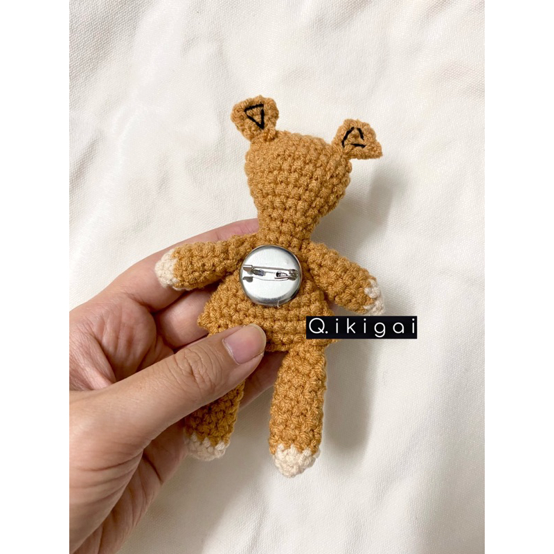 Teddy Bear Gấu Mr.Bean Móc Khoá/Ghim Cài