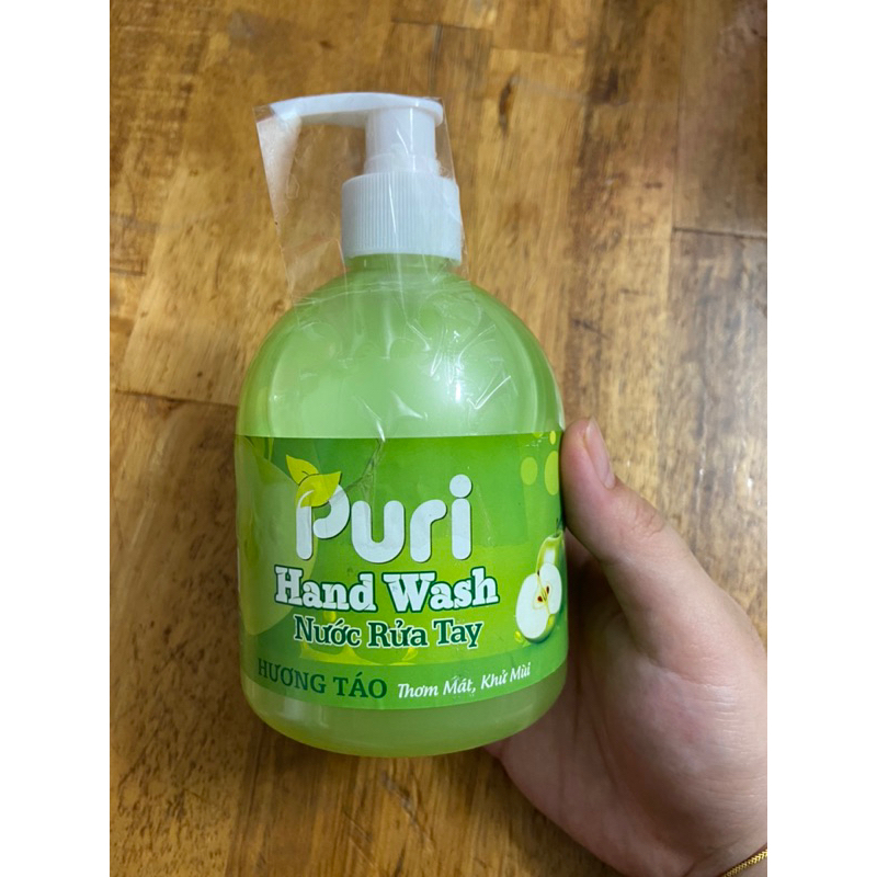 Nước rửa tay Puri hương táo 500ml