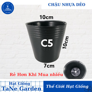 Chậu nhựa trồng cây C5 dẻo, chậu ươm cây