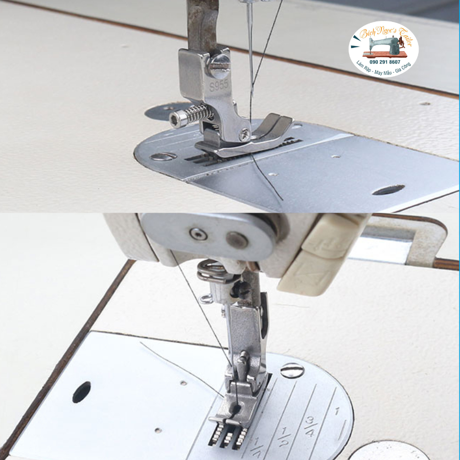 Chân vịt may nhún mẫu mới S955 thay thế cho những chân vịt mẫu cũ