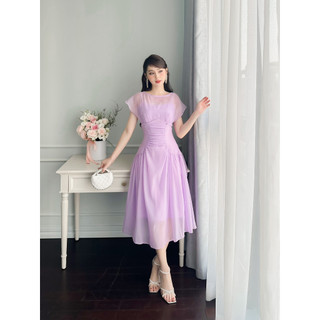  Váy tơ kính crep cao cấp  2 lớp  cực kín đáo và sang chảnh cho các nàng thơ đi tiệc du lịch date đi chơi đều phù hợp 