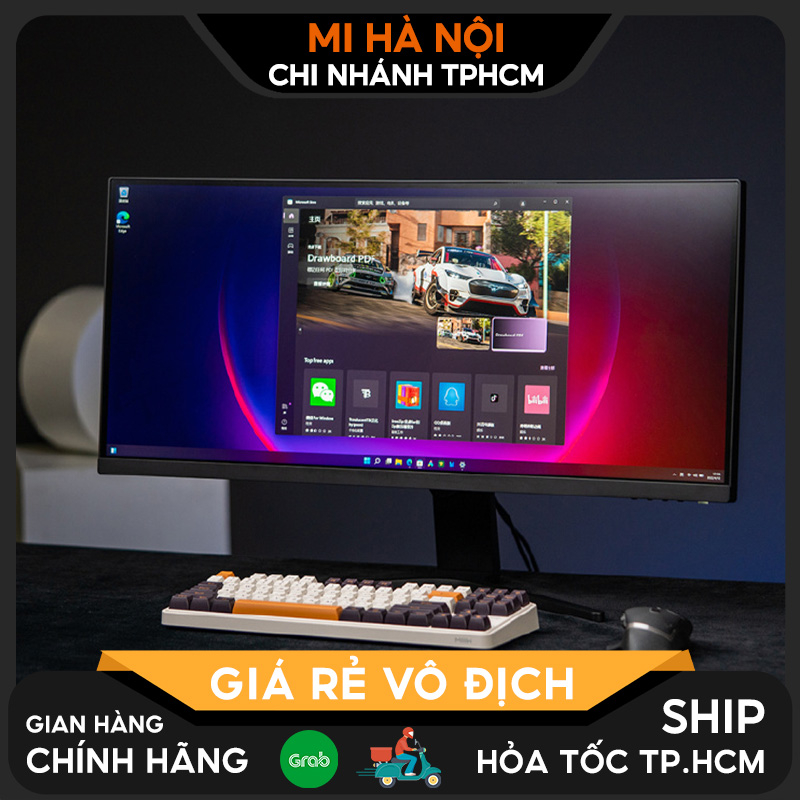 Màn hình cong Xiaomi Redmi 30 Inch – 200Hz/ Cong 1800R/ Tỉ lệ 21:9 | BigBuy360 - bigbuy360.vn