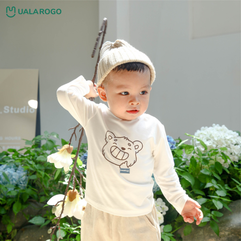Áo giữ nhiệt cho bé Ualarogo 6 tháng - 5 tuổi vải Petit mềm mại thấm hút thoáng khi 2266