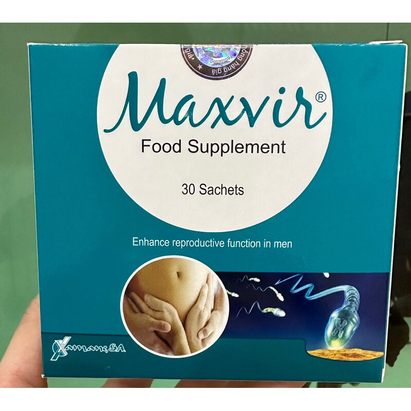 Gói uống MAXVIR FOOD  hỗ trợ sinh lý nam giới , tăng cường chất lượng tinh trùng, cải thiện chức năng sinh lý nam