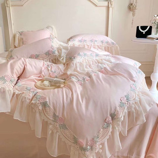 Bộ chăn ga gối lụa Pháp