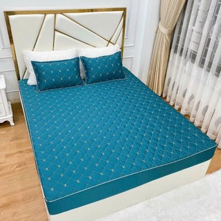Sét Ga Gối Phi Lụa Trần Bông LV Hàng Nhập Khẩu