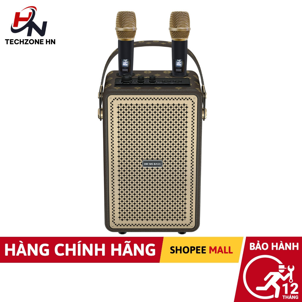Loa Bluetooth karaoke M4203 Output 100W Bass mạnh treble rời âm thanh đỉnh cao bảo hành chính hãng - TECHHIGH