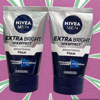 Sữa rửa mặt sáng da cho nam nivea men 100g, hàng chính hãng