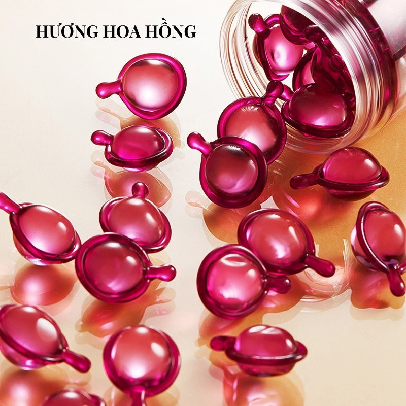 Viên dưỡng chăm sóc, phục hồi tóc óng mượt với thành phần vitamin và tinh dầu tự nhiên