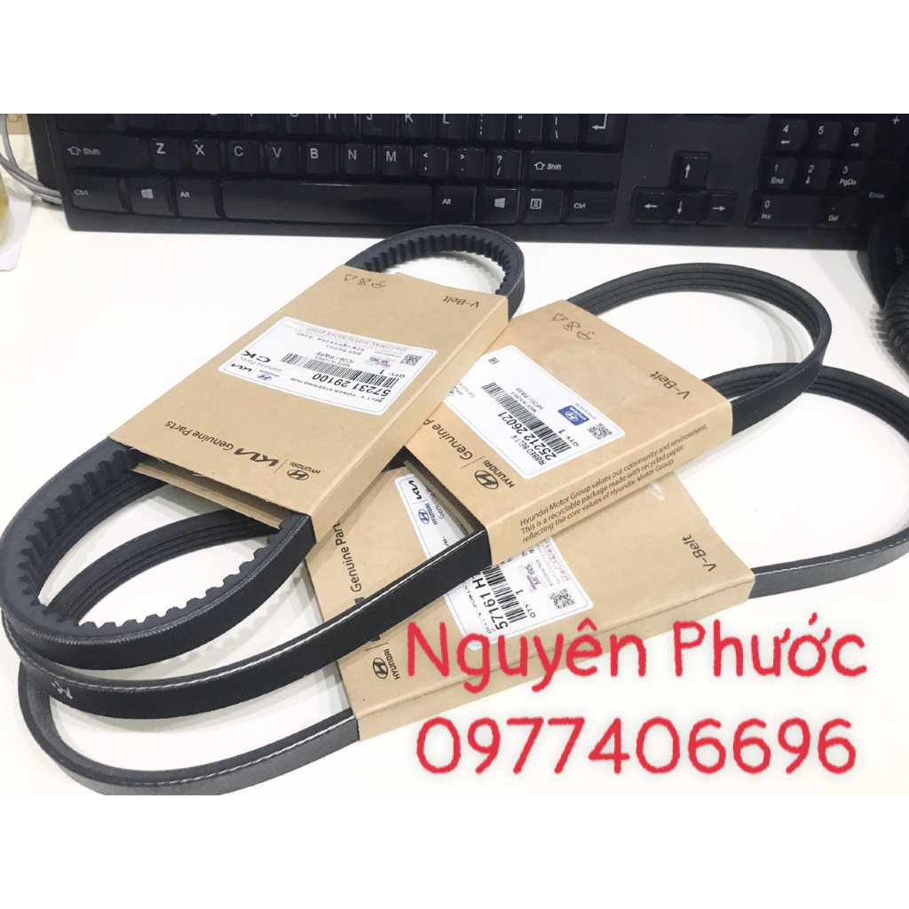 Bộ dây curoa máy HYUNDAI GETZ/CLICK 1.4 - 1.6 - Hàng xịn Chính Hãng