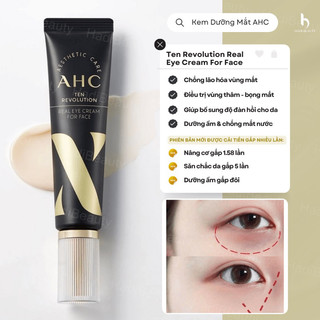 Kem dưỡng mắt chống lão hóa làm sáng và săn chắc da ahc youth lasting real eye cream for face