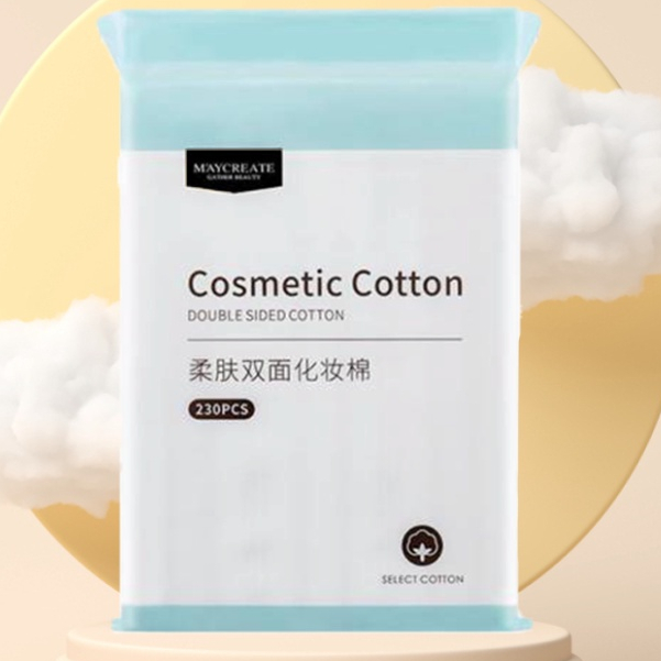 Bông Tẩy Trang MayCreate 1 Túi 230 Miếng Mua Theo Thùng 80 Túi Tính Giá Sỉ