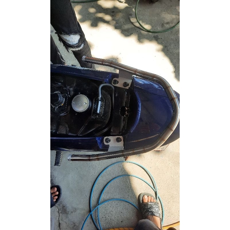 Tay xách inox 304 lắp xe wave 50 100 110