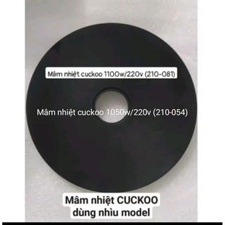 Mâm nhiệt nồi cơm điện cuckoo 1,8l crp- pk1000s,pw1010,g1020,g1015,g1030,qs1000s,st1010s...