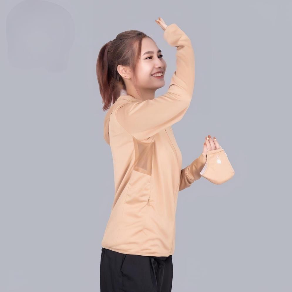 Áo chống nắng nữ 2 lớp lưới nách thông hơi kèm khẩu trang chống tia uv 99 DLV.store | BigBuy360 - bigbuy360.vn
