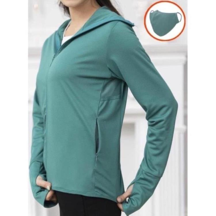Áo chống nắng nữ 2 lớp lưới nách thông hơi kèm khẩu trang chống tia uv 99 DLV.store | BigBuy360 - bigbuy360.vn