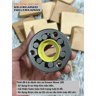 Thớt đề 6 bi dành cho xe wave dream 100