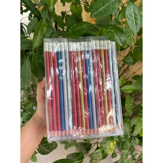 [set 2]Búi chì gỗ 2B Alinh (Hộp mica 12 chiếc)