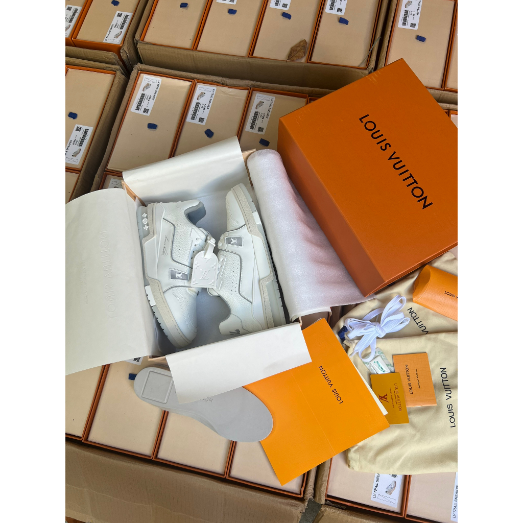 Giày Lv54 trainer sữa bestquaility