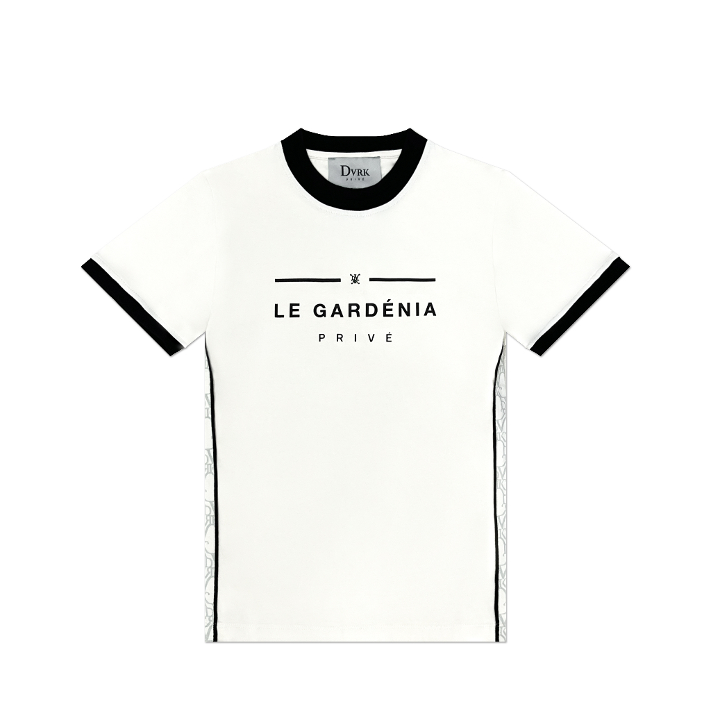 DVRK - Áo Thun Baby Tee Phối Họa Tiết Monogram Le Gardenia -DVRK-23SS