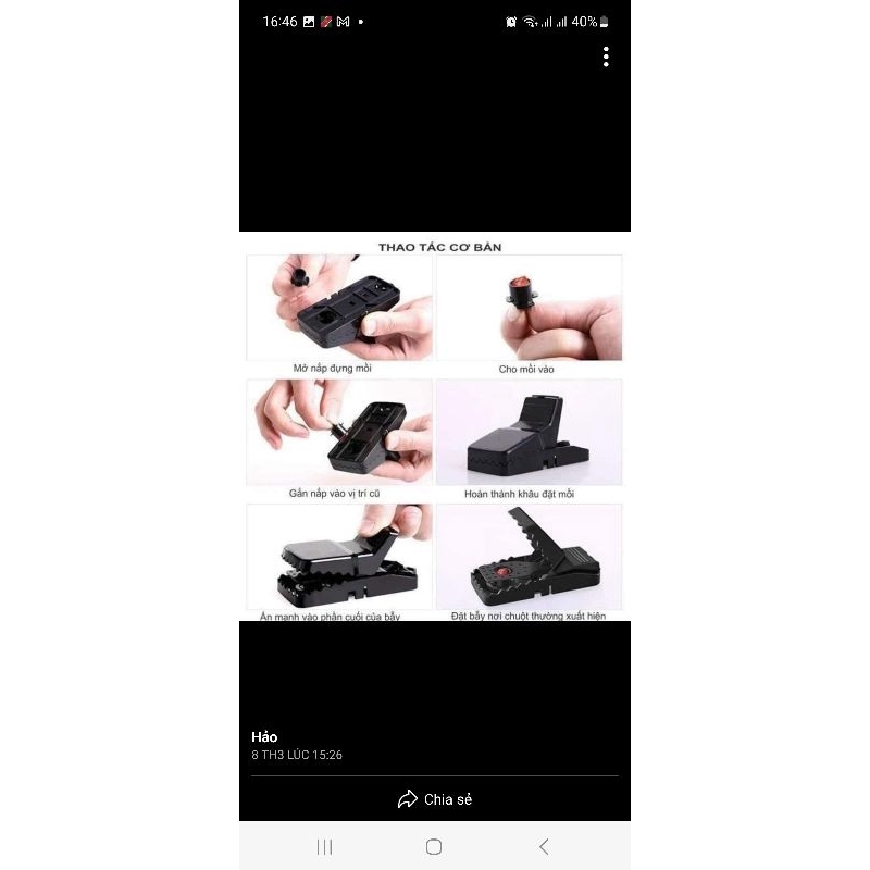 Bẫy chuột thông minh