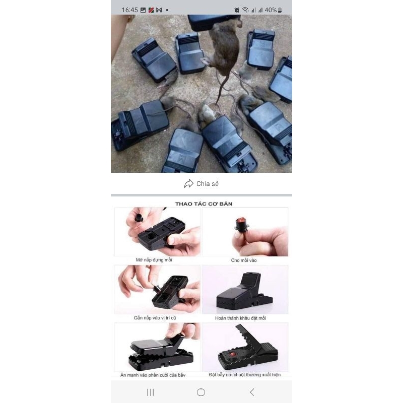 Bẫy chuột thông minh