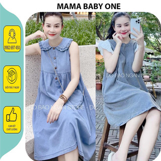[V347 HÀNG ĐẸP] VÁY BẦU CHẤT BÒ MỀM MỊN-ĐẦM BẦU  THIẾT KẾ DÁNG XUÔNG CHẤT BÒ MÁT KÈM TÚI XINH XẮN FRESIZE GIÁ RẺ