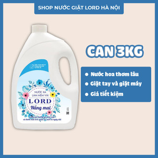 Nước xả vải Lord 3kg hương quyến rũ, nắng mai, đắm say