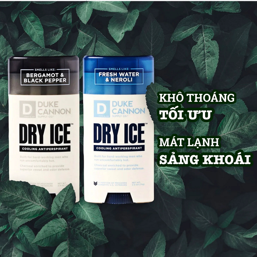 Lăn Khử Mùi Nam Duke Cannon Dry Ice Cooling Antiperspirant + Deodorant 75g