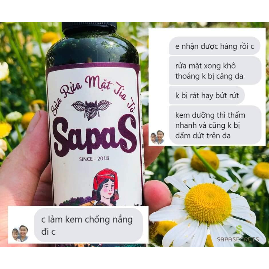 Sữa Rửa Mặt Tía Tô Sapa Secrets