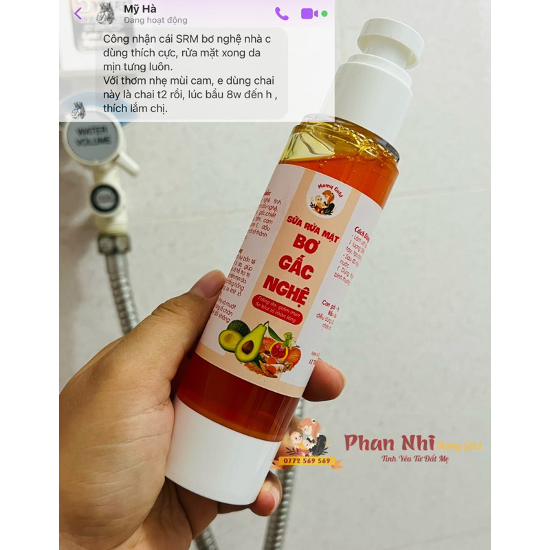 SỮA RỬA MẶT NGHỆ GẤC BƠ  •MAMY GOLD