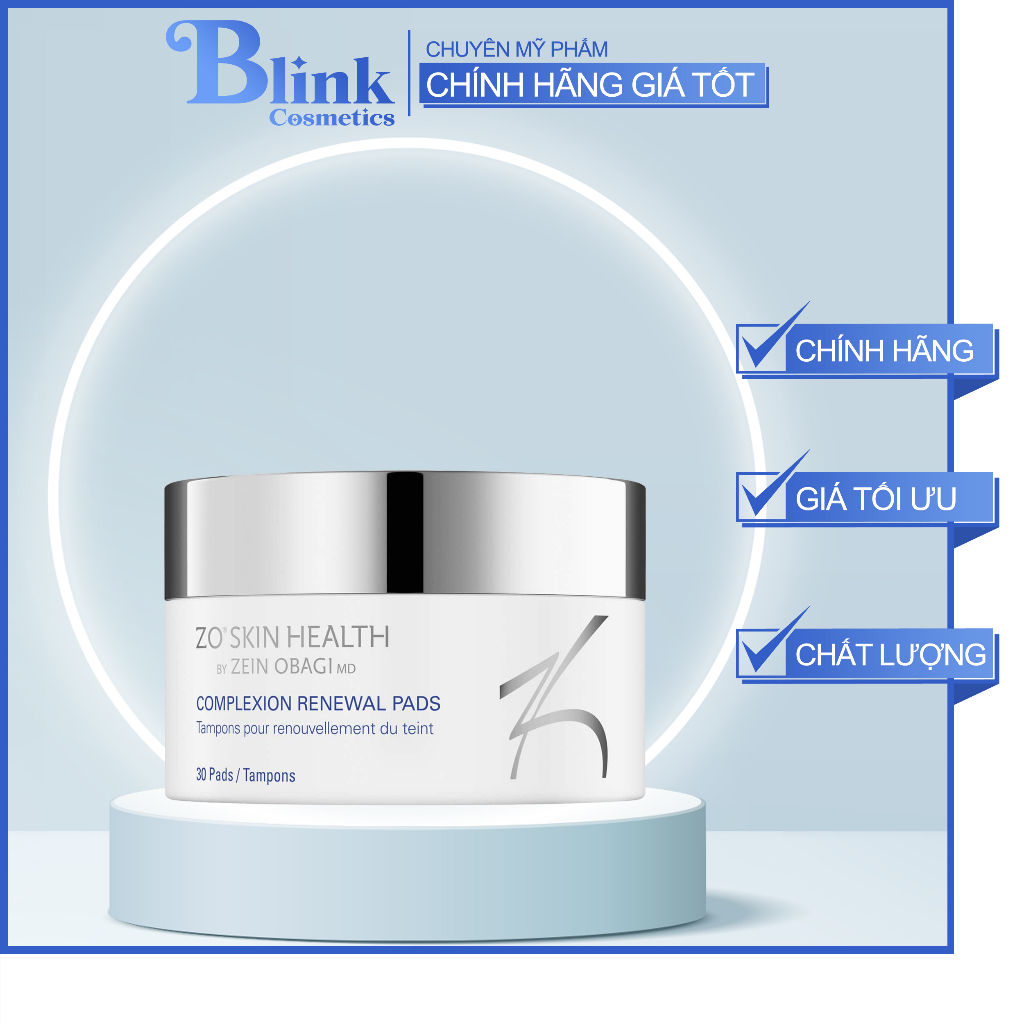Miếng tẩy tế bào chết COMPLEXION RENEWAL PADS ZO