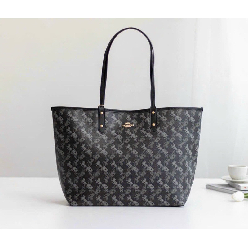 Túi Coach tote 2 mặt