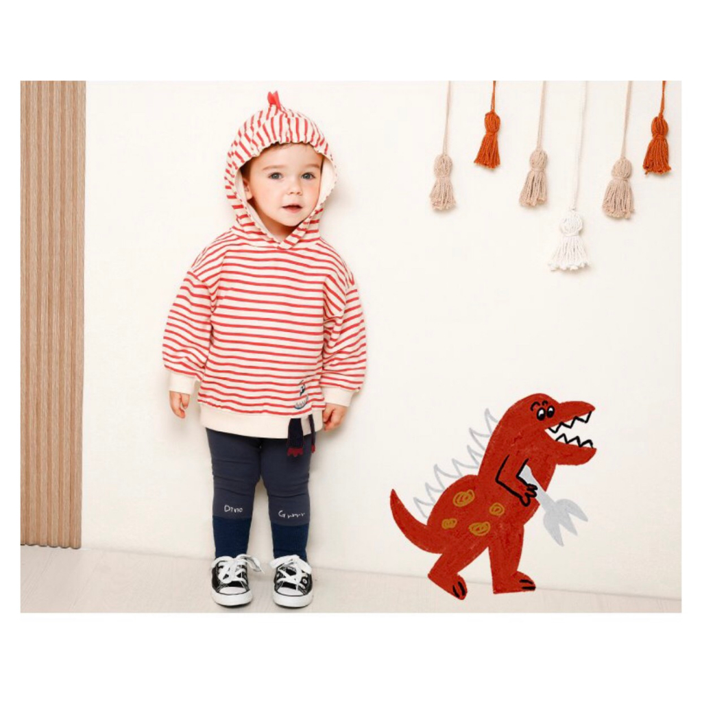 Quần leg thun bé trai bé gái phối gấu Dino MM. HA2583 | TODOKIDS