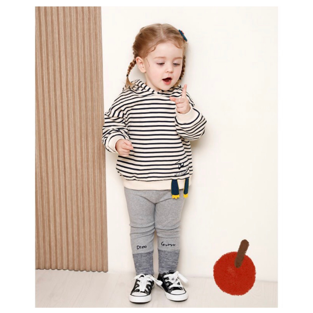 Quần leg thun bé trai bé gái phối gấu Dino MM. HA2583 | TODOKIDS