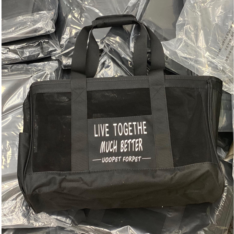 Túi lưới Live Togethe much better túi xách vải đựng máy làm tóc và phụ kiện makeup tiện lợi