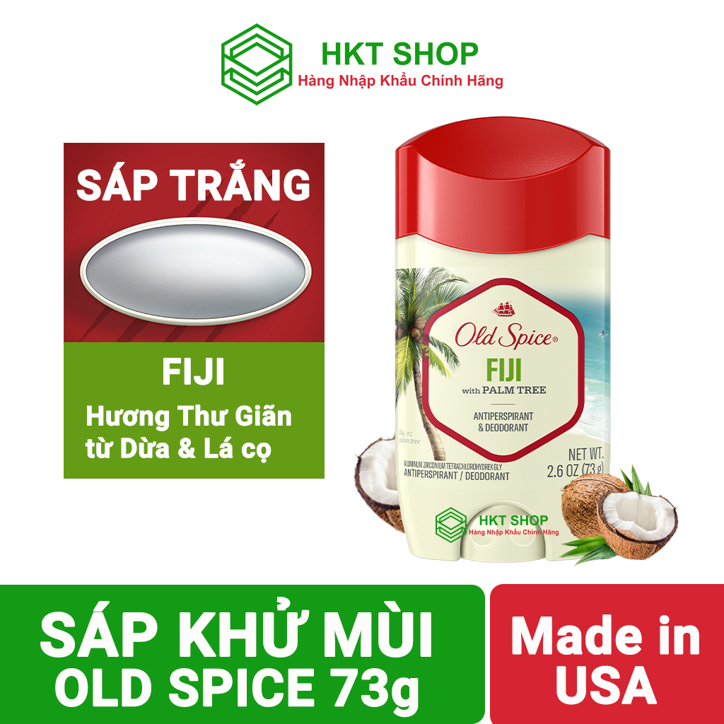 [USA] Sáp khử mùi Old Spice Fiji 73g - HKT Shop