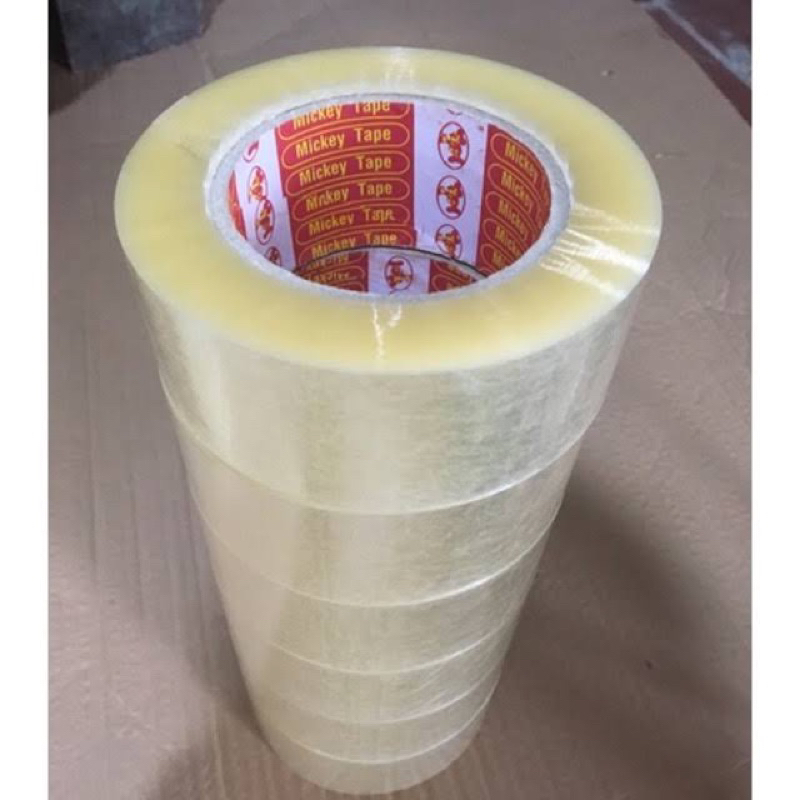 Băng keo trong dán hàng bản rộng 4cm