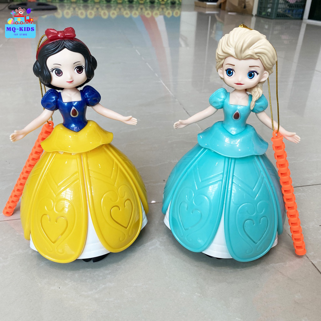 Lồng đèn trung thu Nữ hoàng băng giá ELSA, công chúa Disney Bạch Tuyết phát sáng kèm nhạc